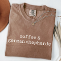 Coffee & German Shepherds T-Shirt