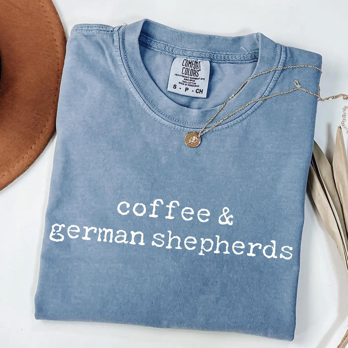 Coffee & German Shepherds T-Shirt