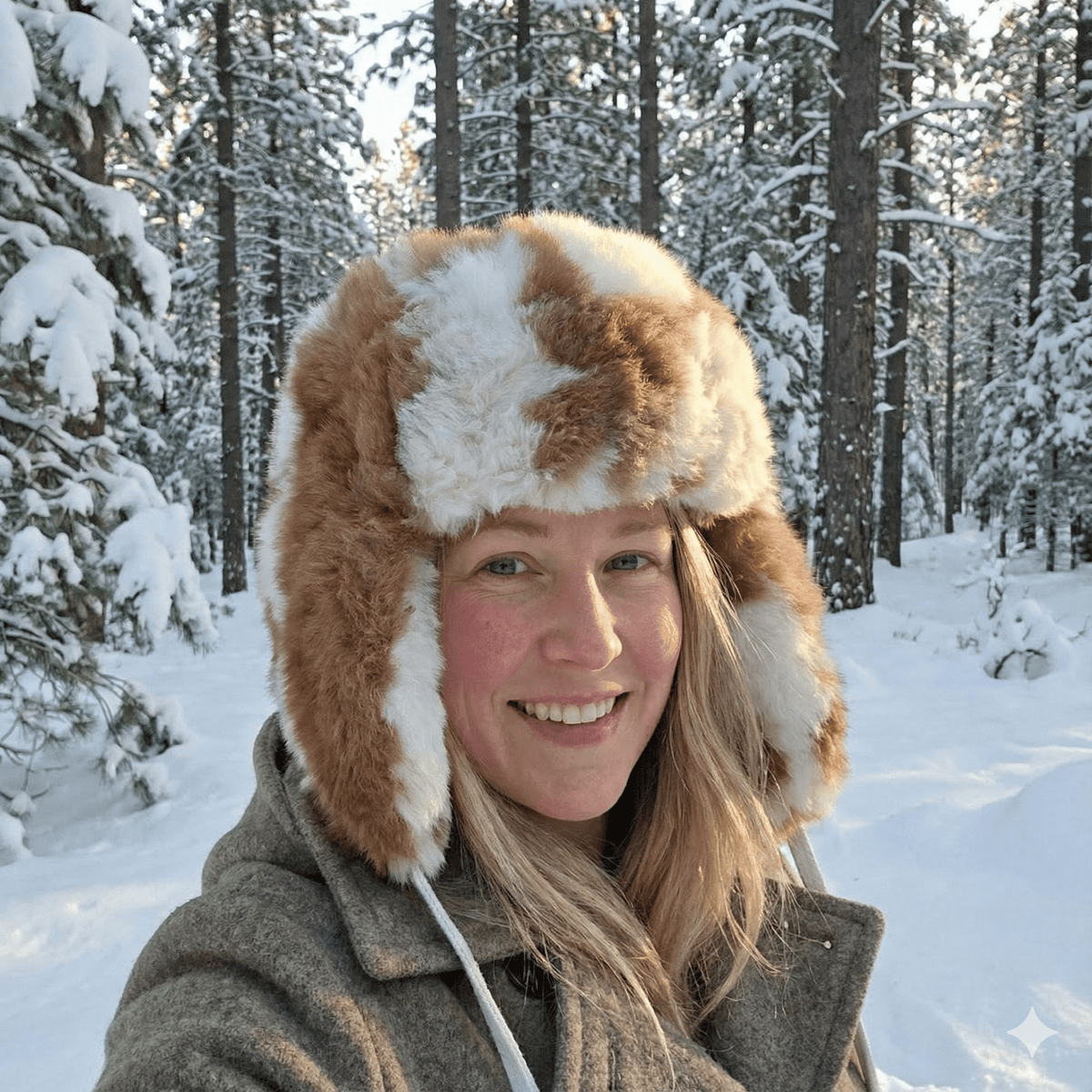 100% Baby Alpaca  RCMP Fur Hat With Earflaps Chullo