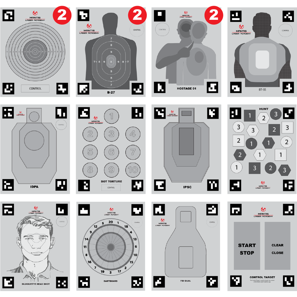 Mantis Targets - Smart Laser Targets for Practice & Training