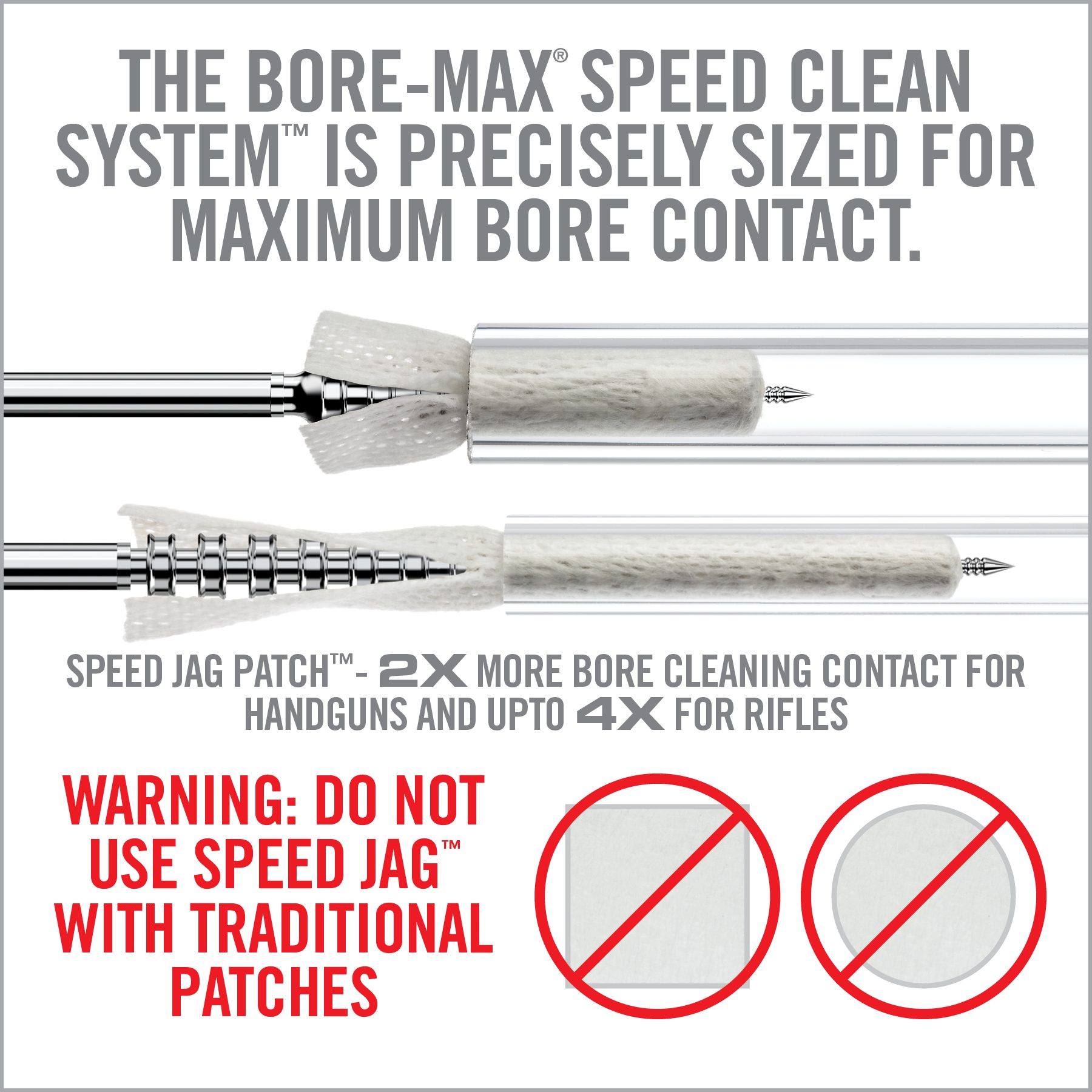 Bore-Max Speed Jags & Patches Multi-Cal Pack