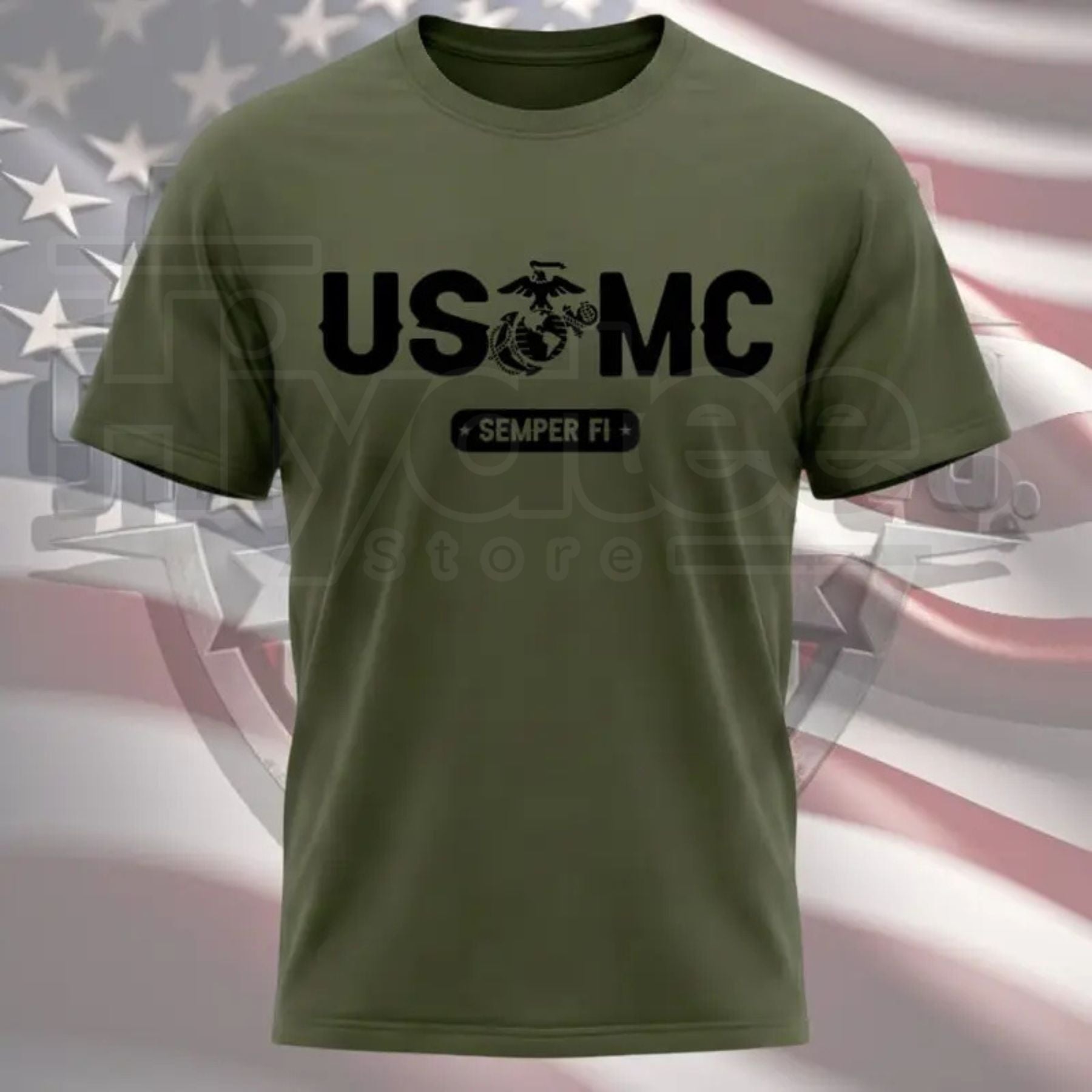 American Veteran Patriotic T-Shirt – Premium Military Tribute Graphic Tee