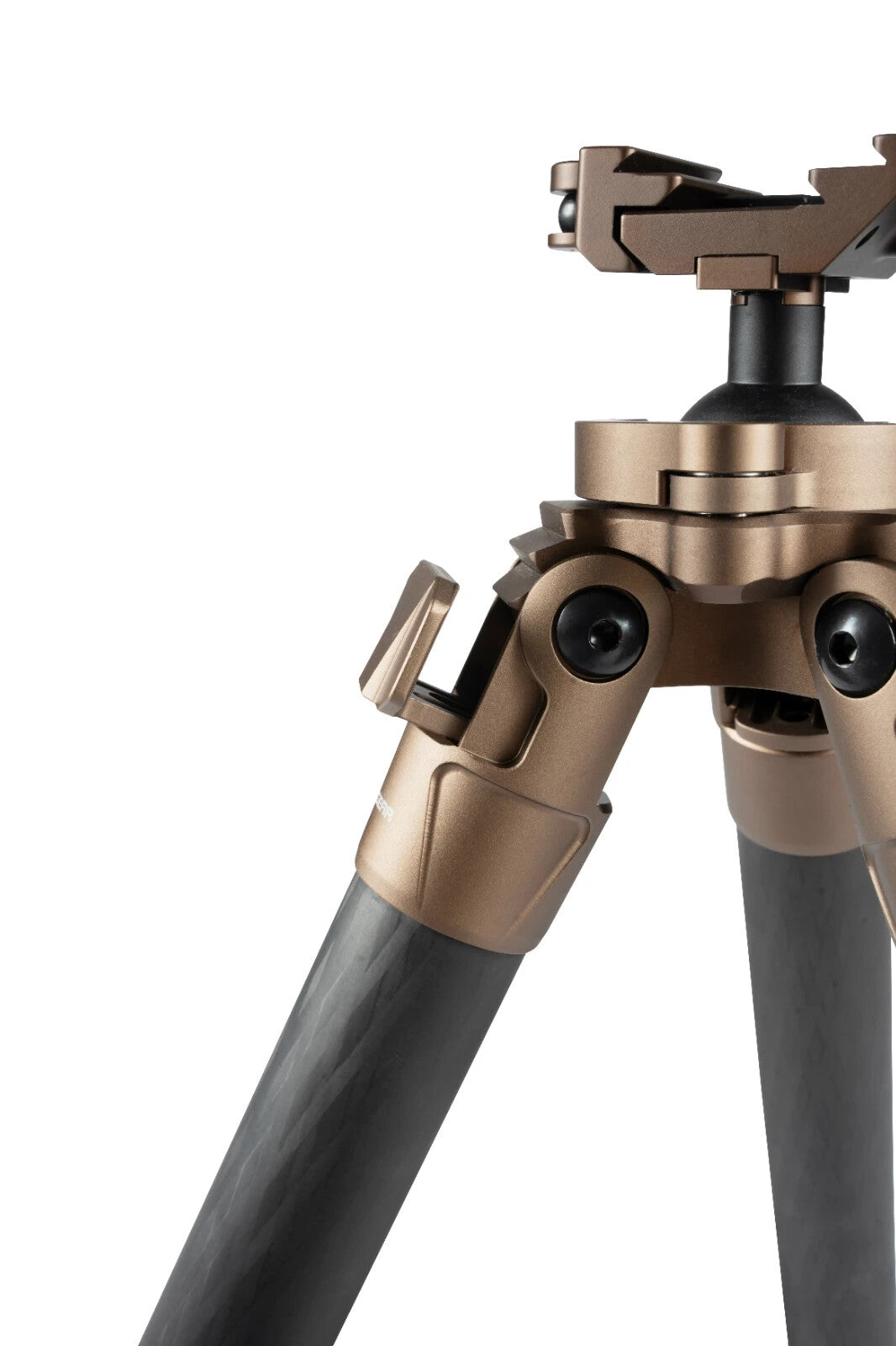 Linkogear HT-324C Carbon Fiber Tripod – Picatinny/Arca, 64" Max, 66lb Capacity - Brown