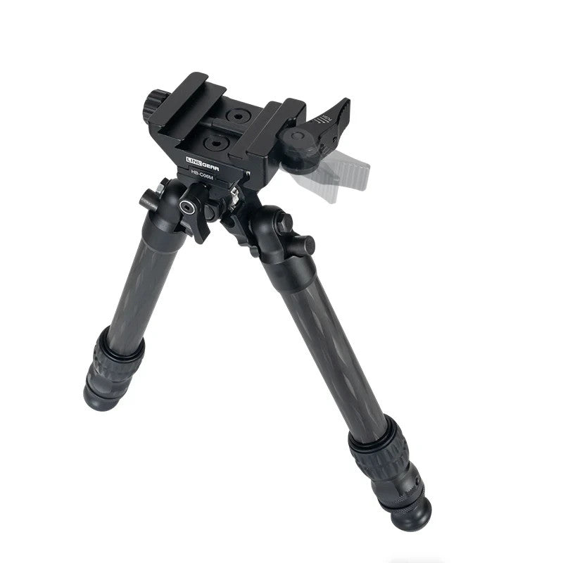 Linkogear HB-C06ML Carbon Fiber Bipod 7.5"-25.9" Arca & Picatinny