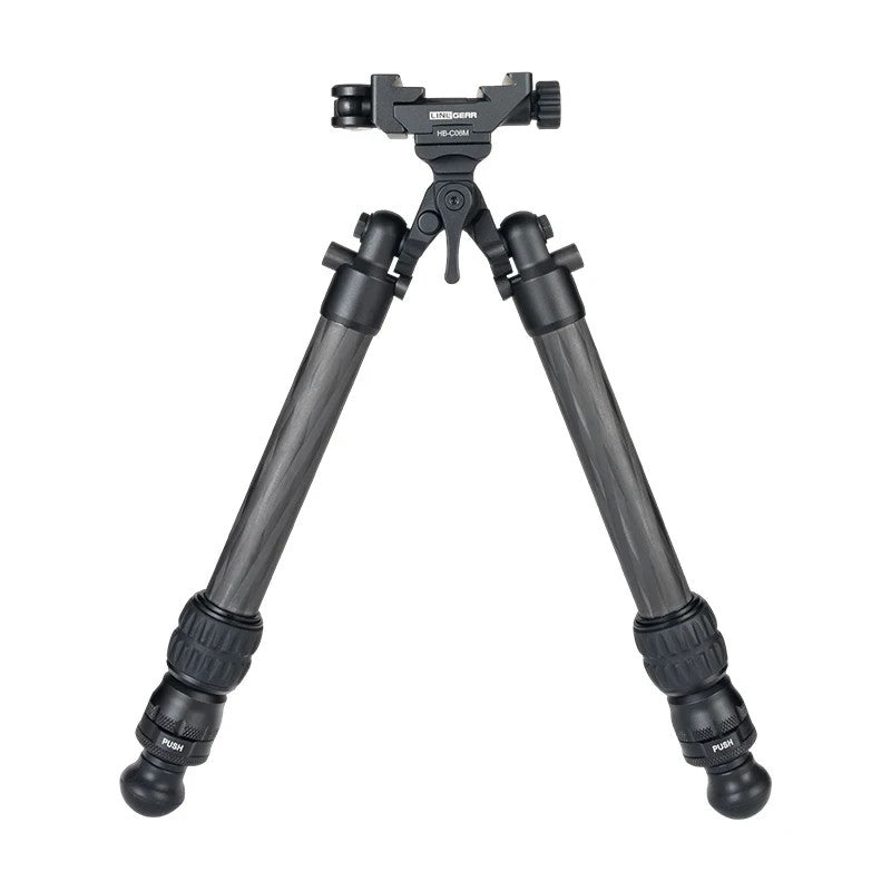 Linkogear HB-C06ML Carbon Fiber Bipod 7.5"-25.9" Arca & Picatinny
