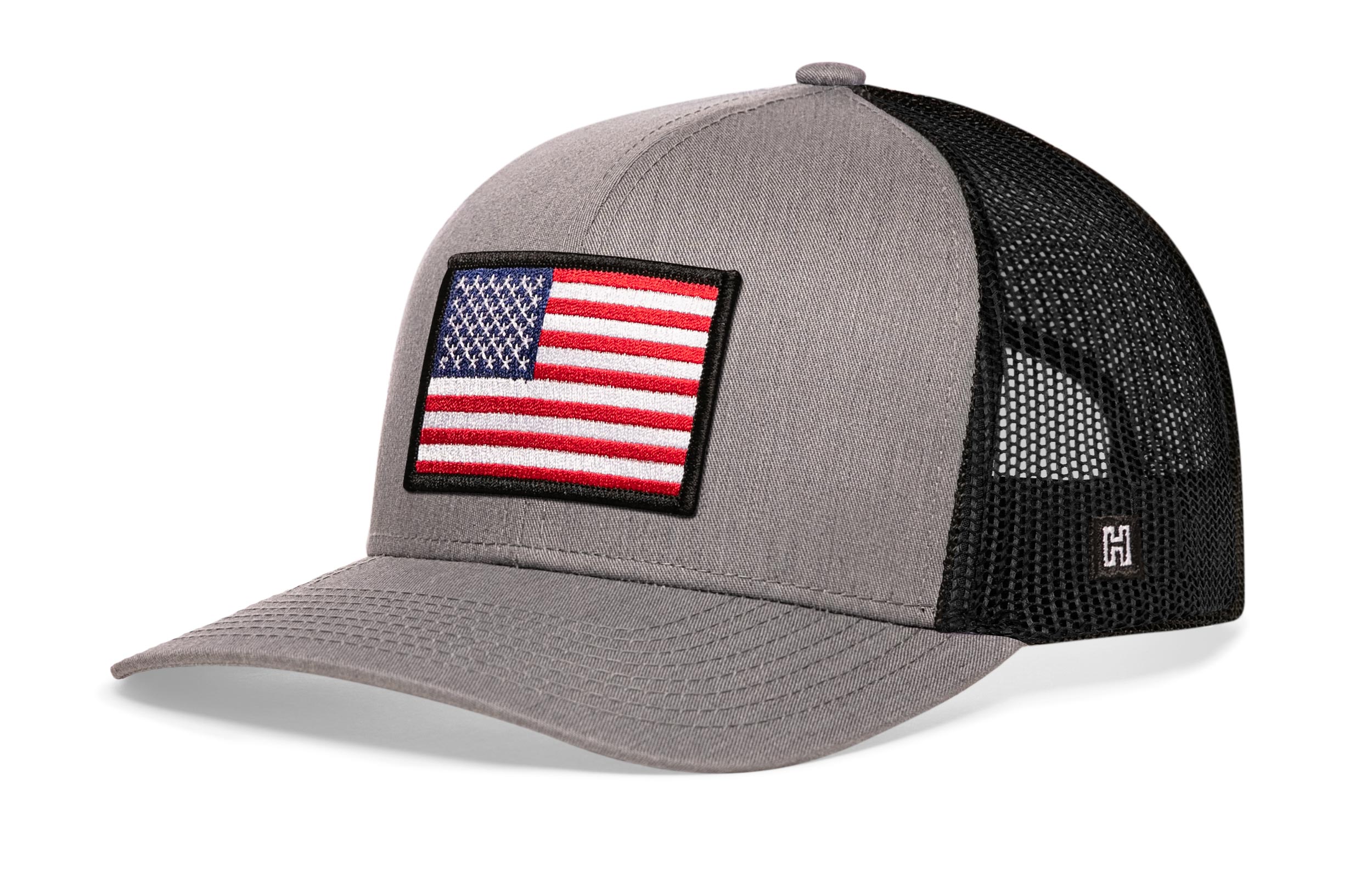 American Flag Trucker Hat  |  USA Snapback