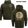 Coyote Night Life Hunting Hoodie – Thermal Predator Hunter Gear, Pullover Hoodie Gift for Hunters