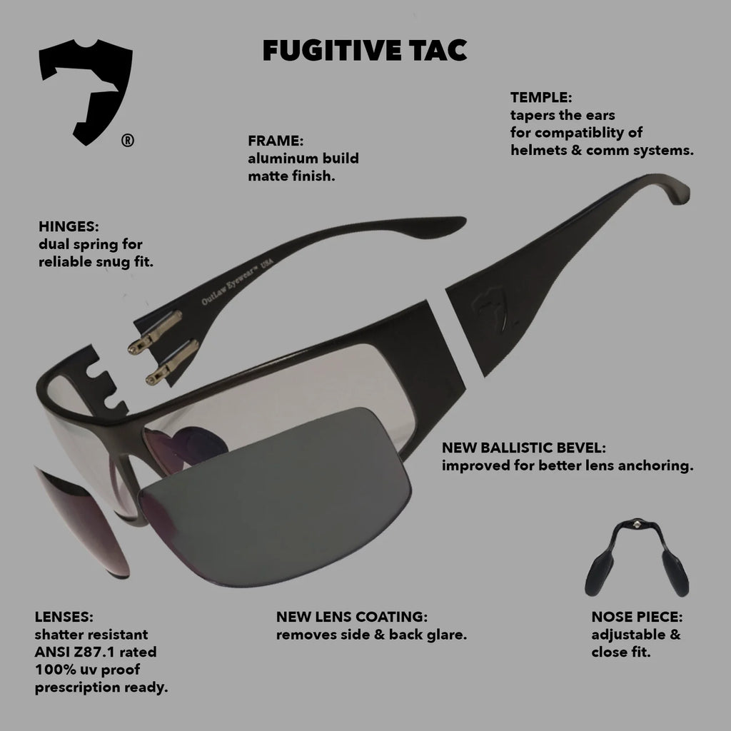 Fugitive TAC Brushed GunMetal Vortex Box Bundle
