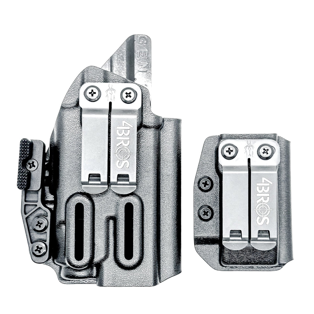 Glock 19 Gen 3/4 & TLR-7 X/A IWB Holster with Magazine Carrier Combo