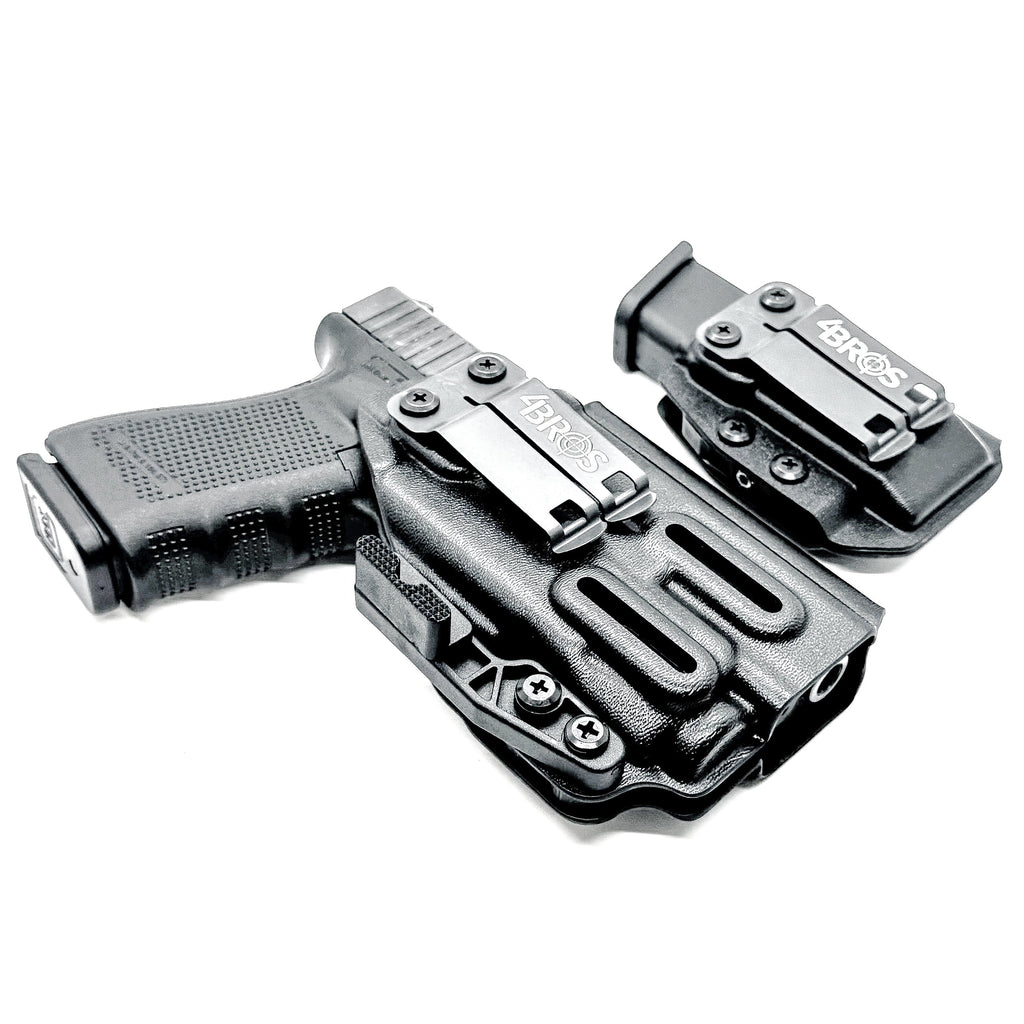 Glock 19 Gen 3/4 & TLR-7 X/A IWB Holster with Magazine Carrier Combo