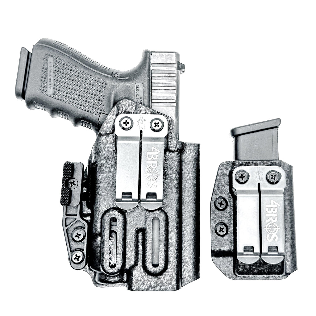 Glock 19 Gen 3/4 & TLR-7 X/A IWB Holster with Magazine Carrier Combo