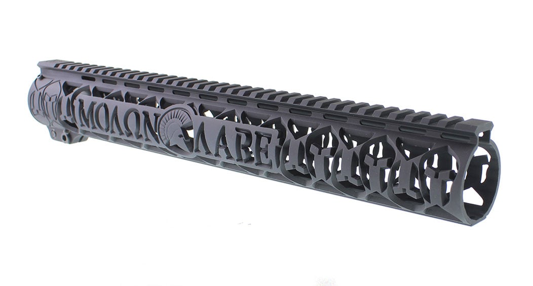 Unique AR Slim Molon Labe Handguard