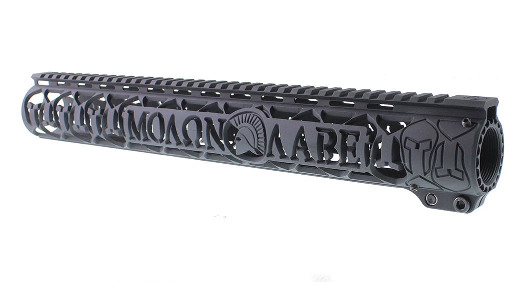 Unique AR Slim Molon Labe Handguard