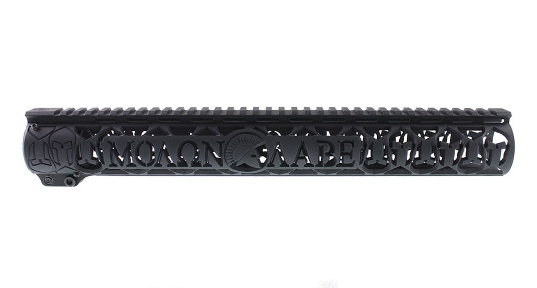 Unique AR Slim Molon Labe Handguard