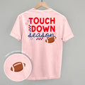 Touchdown Season Red And Blue (Back Print)