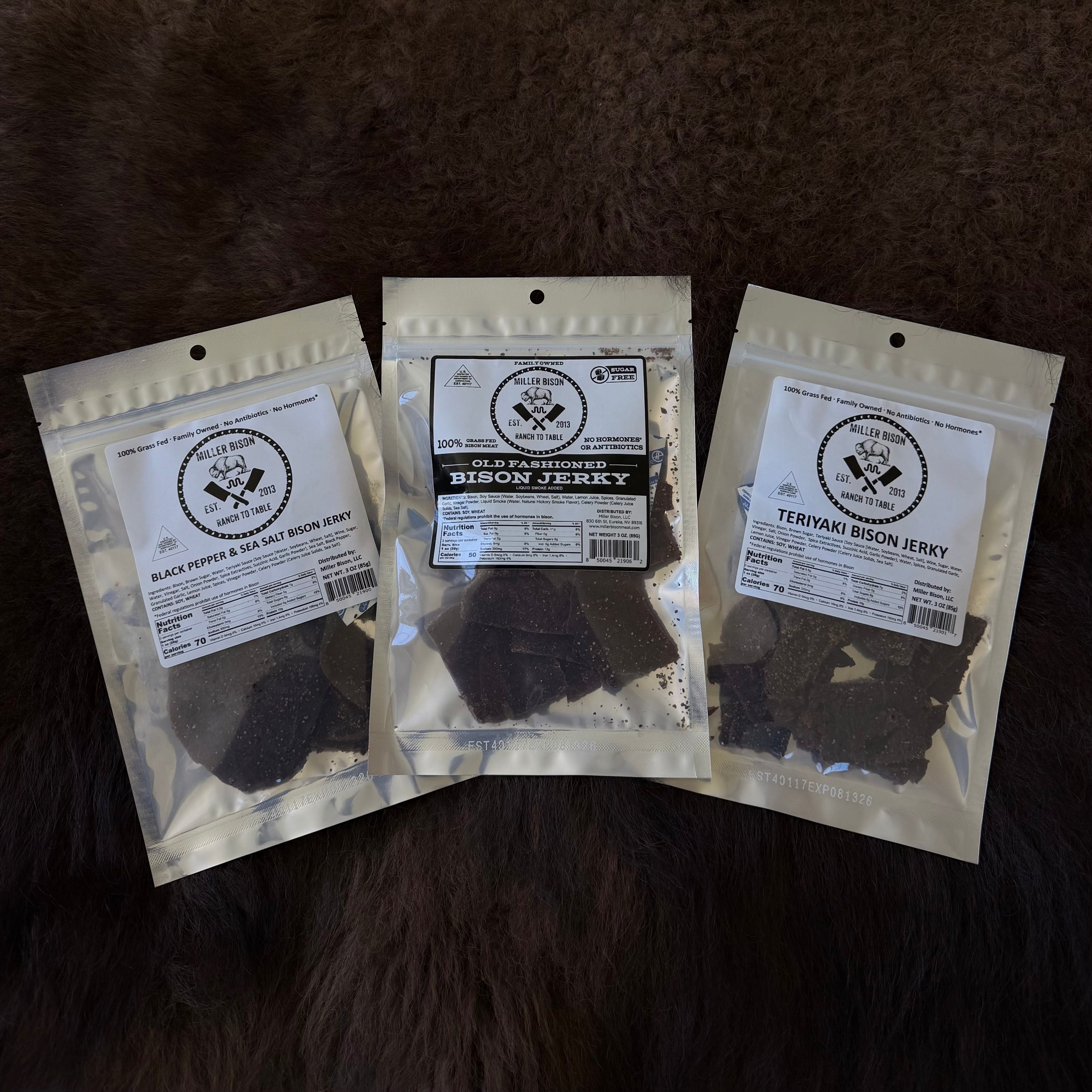 The Bison Jerky Trio (see price in cart)