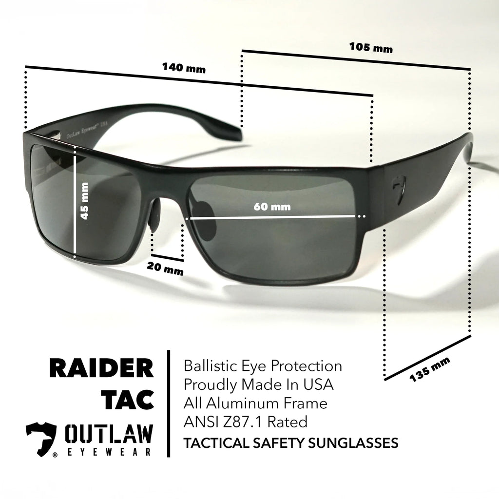 Raider TAC Black / Polarized - 2 Pack