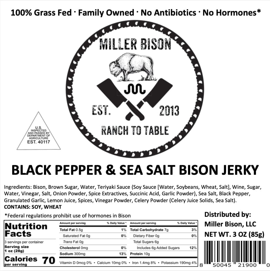 The Bison Jerky Trio (see price in cart)