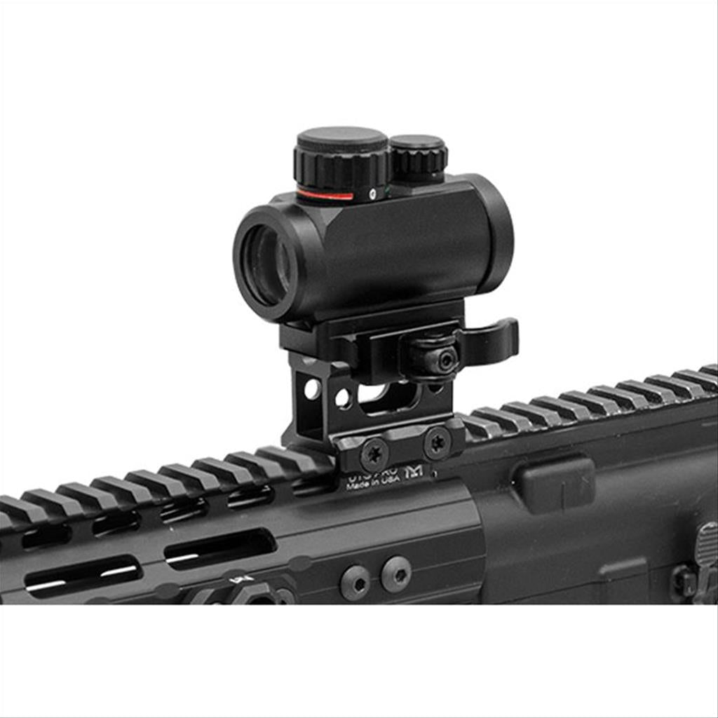 Super Slim Picatinny Riser Mount - 1" High, 3 Slots