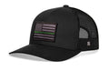 Thin Green Line Trucker Hat  |  Black Army Tactical Snapback