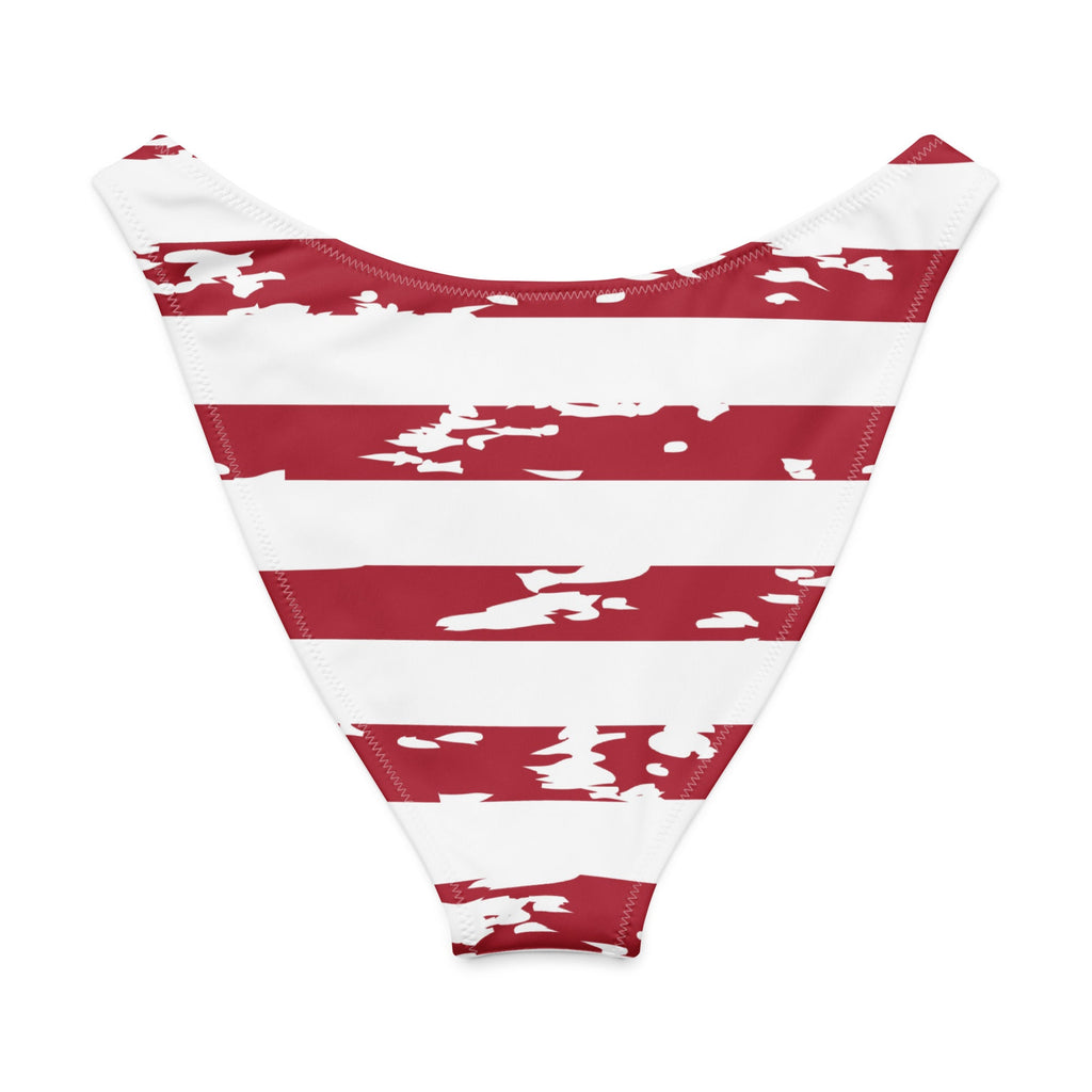 Stripes - Recycled V-cut bikini bottom