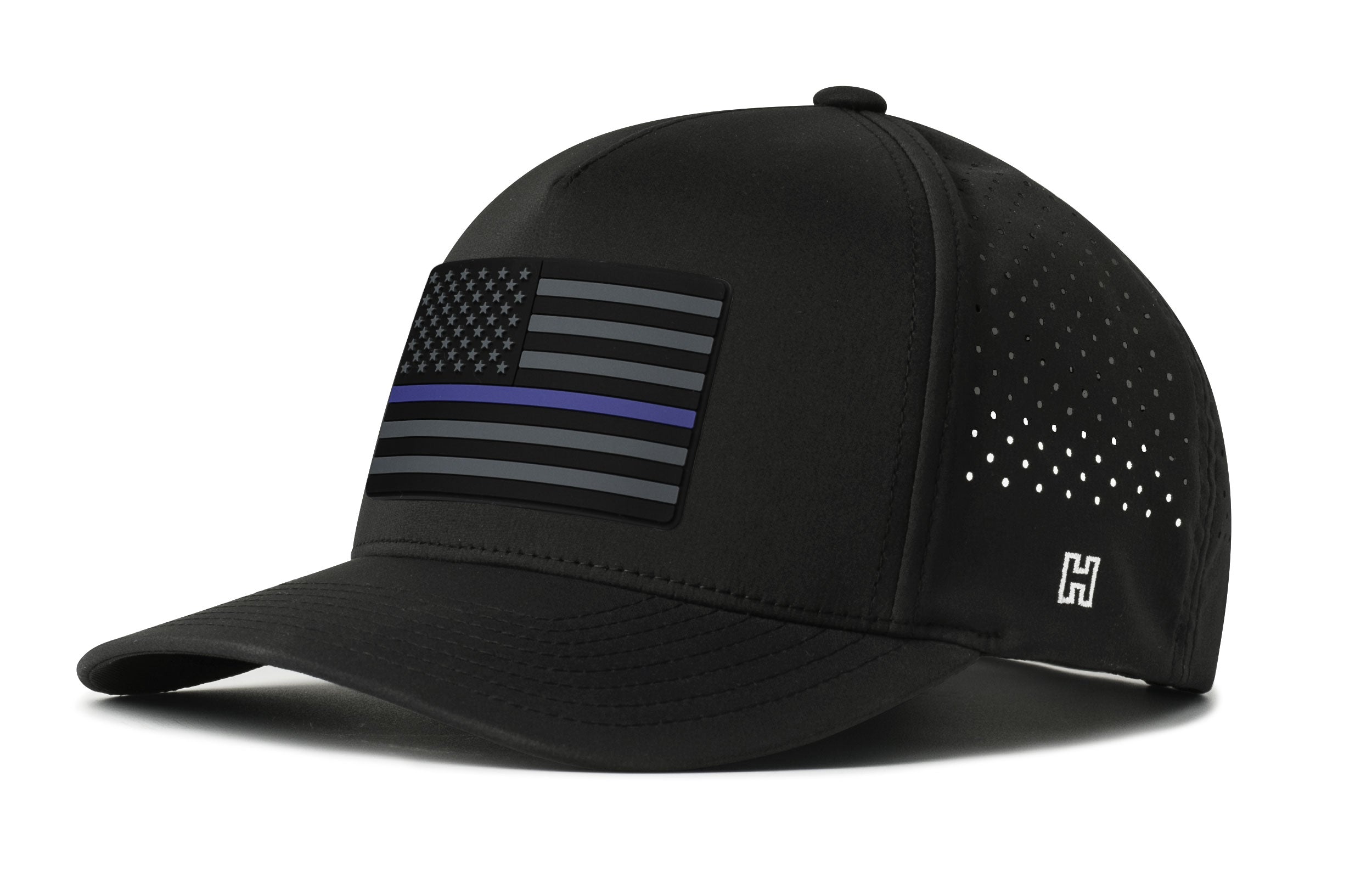 Thin Blue Line Performance 5-Panel Hat  |  Police Tactical Flexfit® Snapback