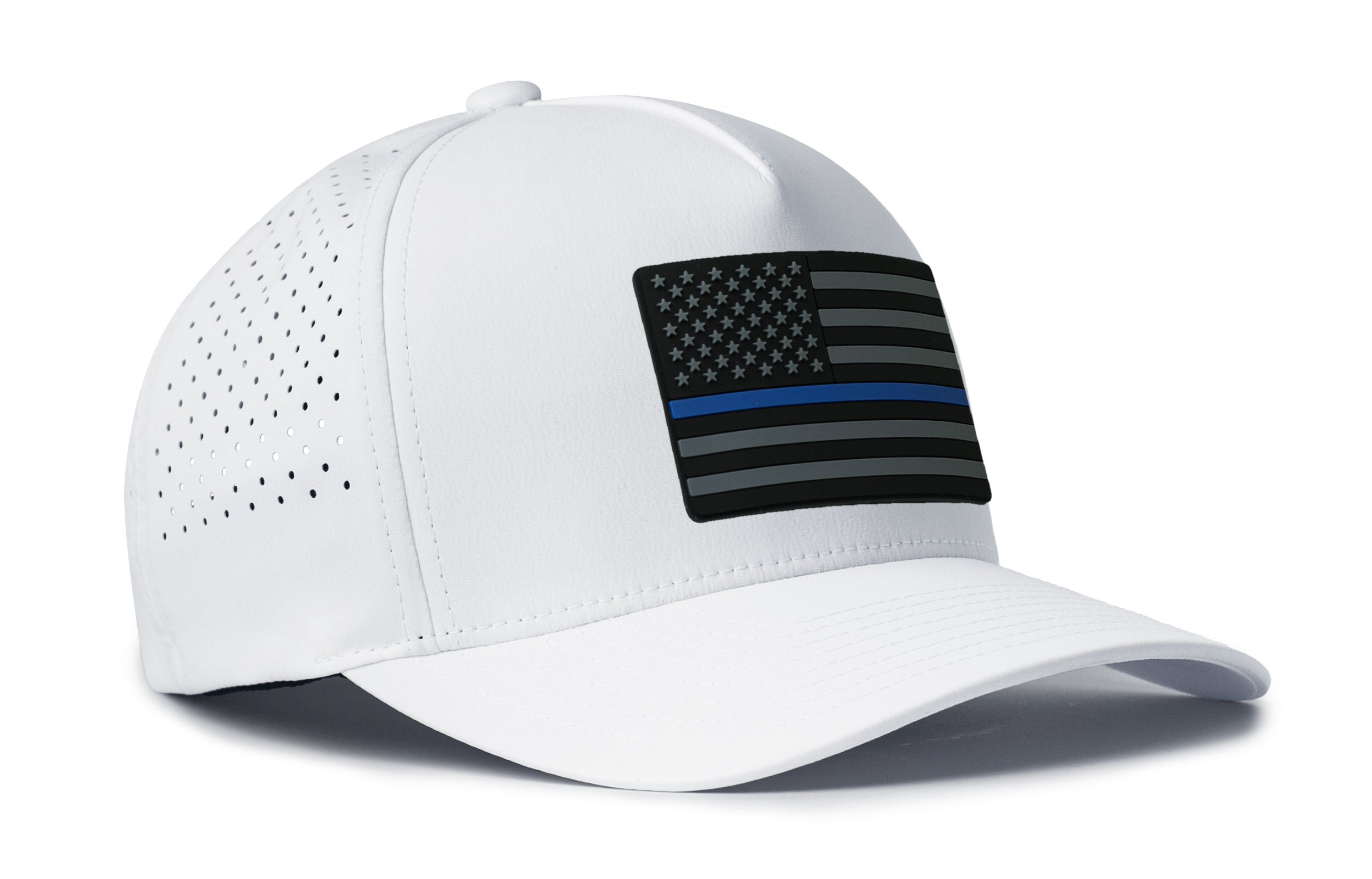 Thin Blue Line Performance 5-Panel Hat  |  Police Tactical Flexfit® Snapback