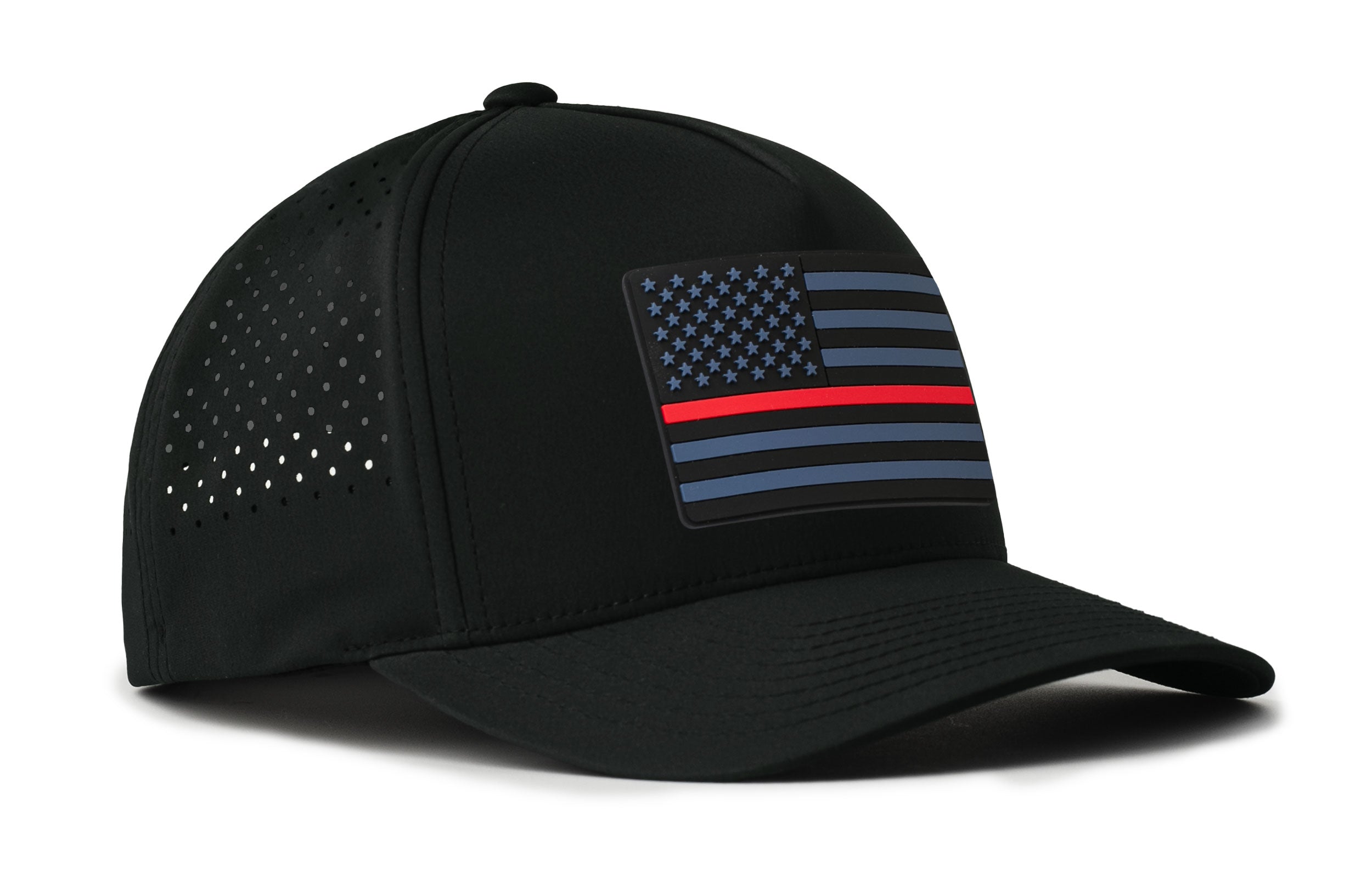 Thin Red Line Tactical Performance 5-Panel Hat  |  Firefighter Flexfit® Snapback