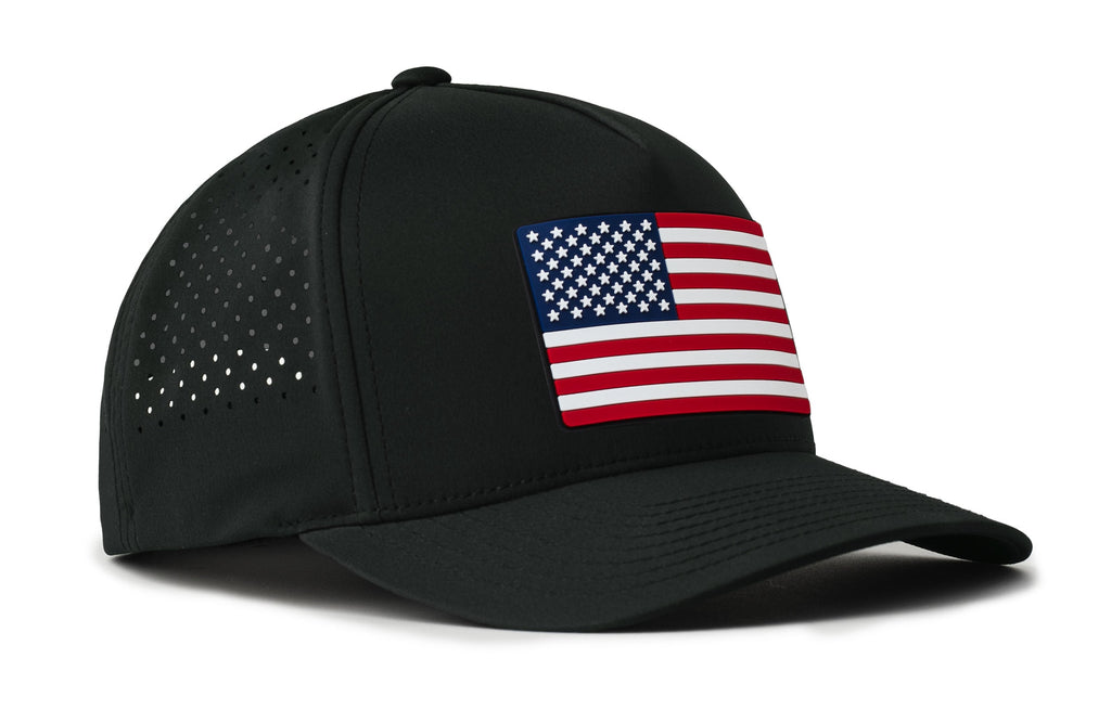 USA Performance 5-Panel Hat  |  American Flag Flexfit® Snapback