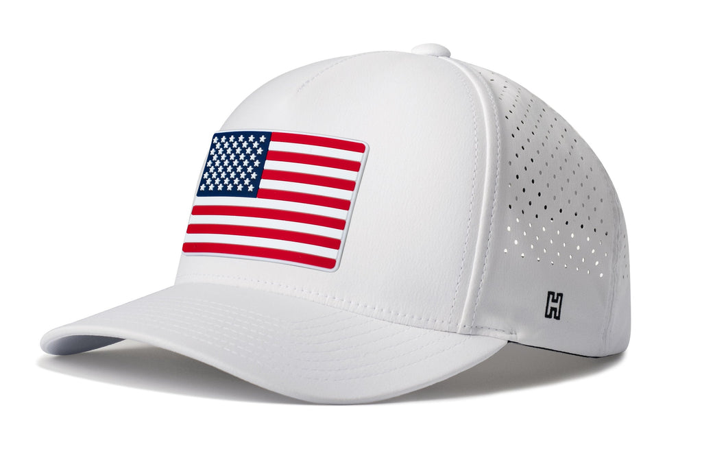 USA Performance 5-Panel Hat  |  American Flag Flexfit® Snapback