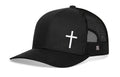 Side Cross Trucker Hat  |  Christian Snapback