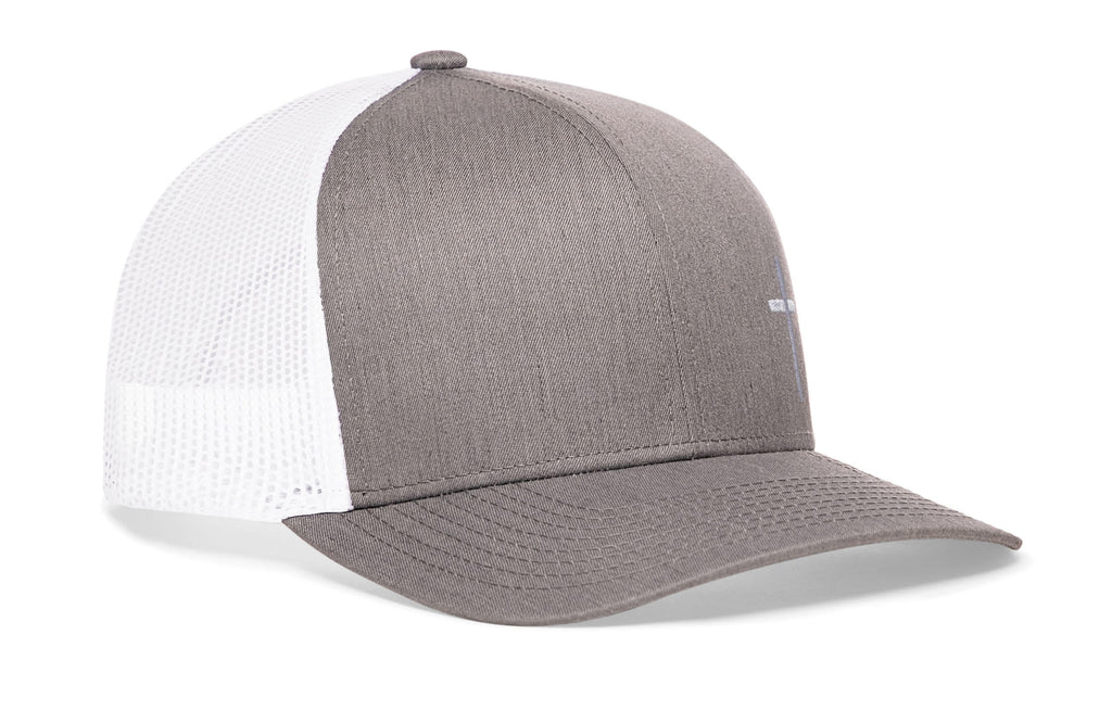 Side Cross Trucker Hat  |  Christian Snapback