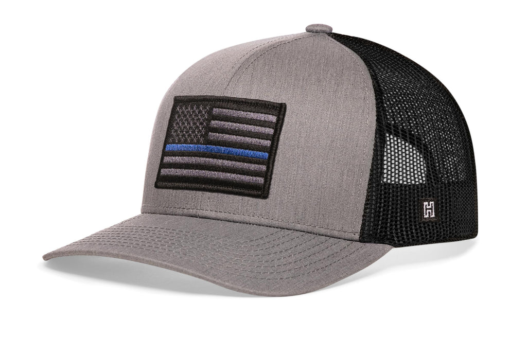 Thin Blue Line Trucker Hat  |  Police Tactical Snapback