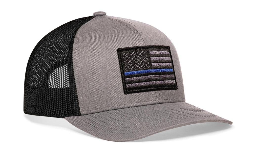 Thin Blue Line Trucker Hat  |  Police Tactical Snapback
