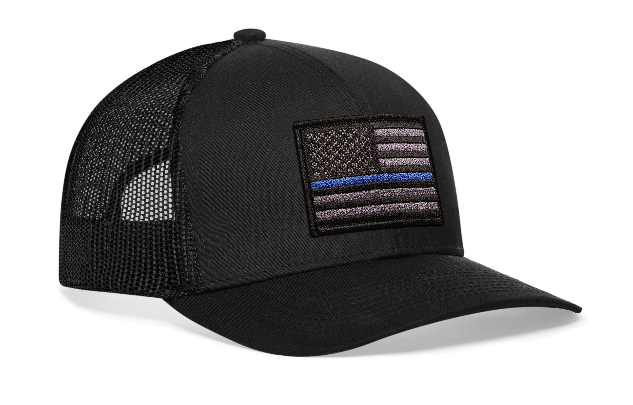 Thin Blue Line Trucker Hat  |  Police Tactical Snapback