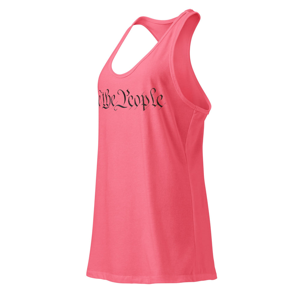We the People - Women’s fitted racerback tank top