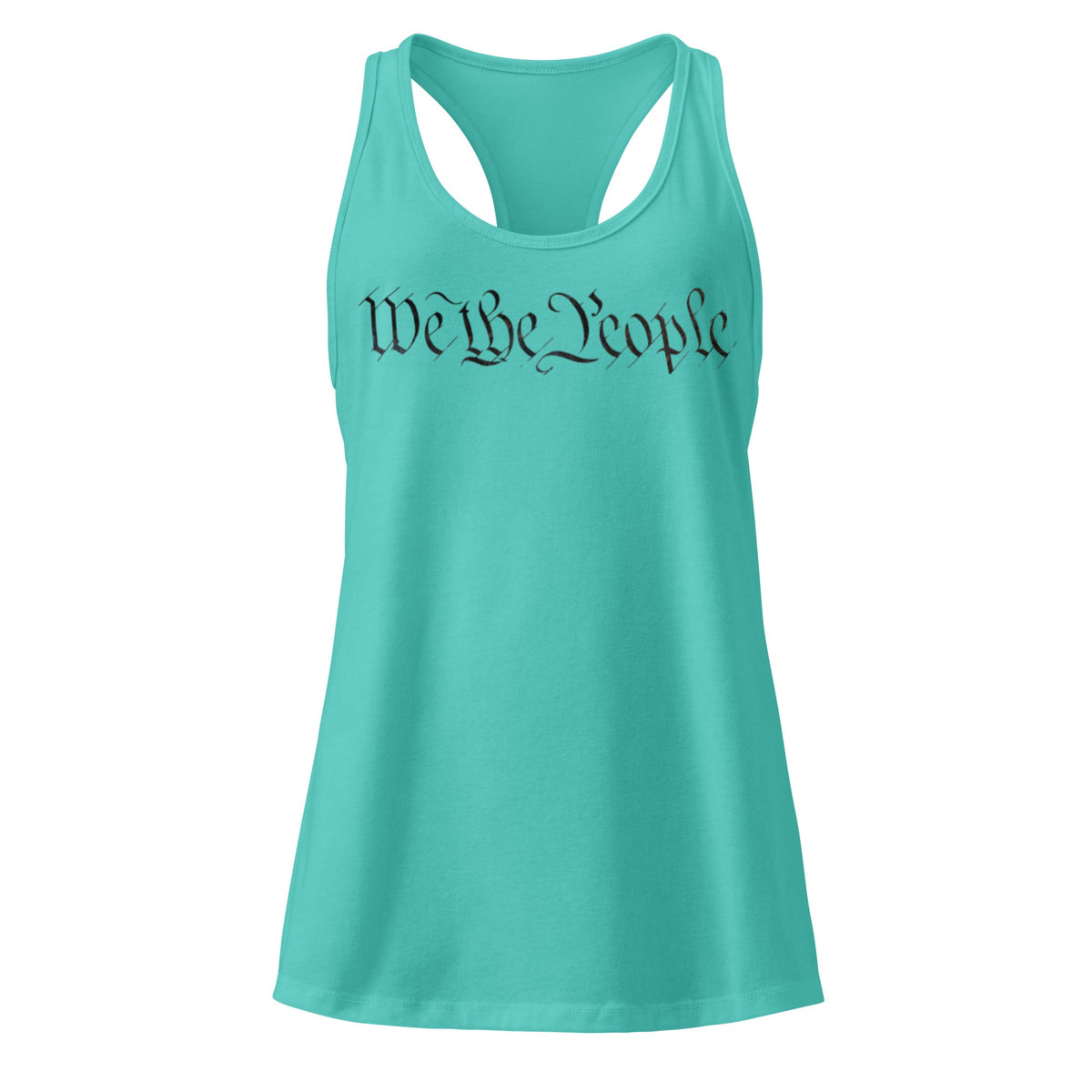 We the People - Women’s fitted racerback tank top