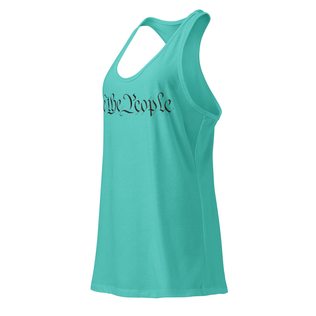 We the People - Women’s fitted racerback tank top