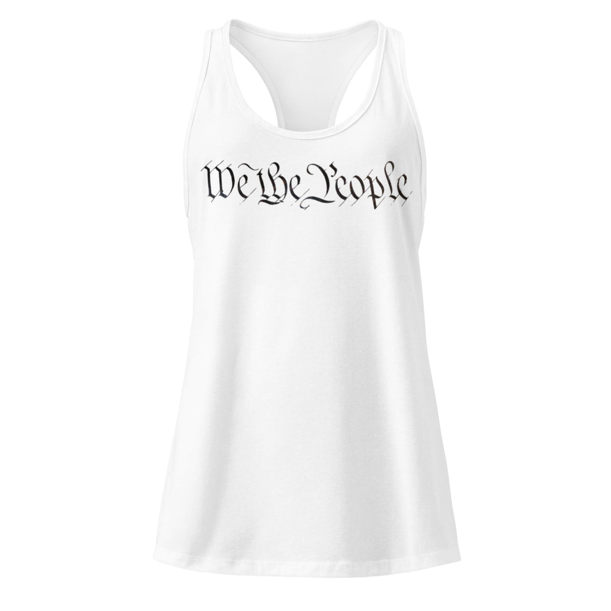 We the People - Women’s fitted racerback tank top